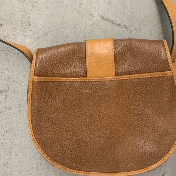 Christian Dior Vintage tan Pebble leather crossbody shoulder bag - Picture 11 of 14